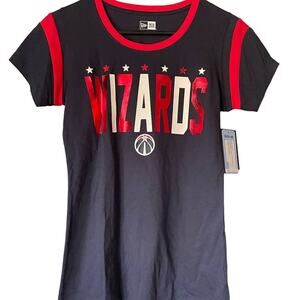 Washington Wizards New Era T-Shirt Womens Size Small NBA Basketball Tee
